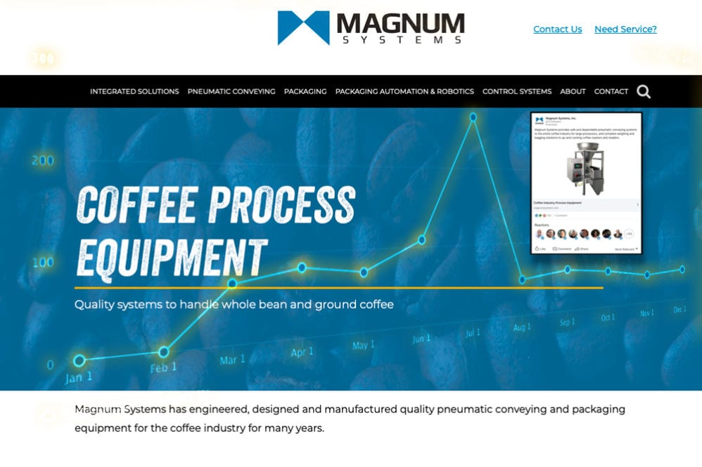 Magnum Landing Page